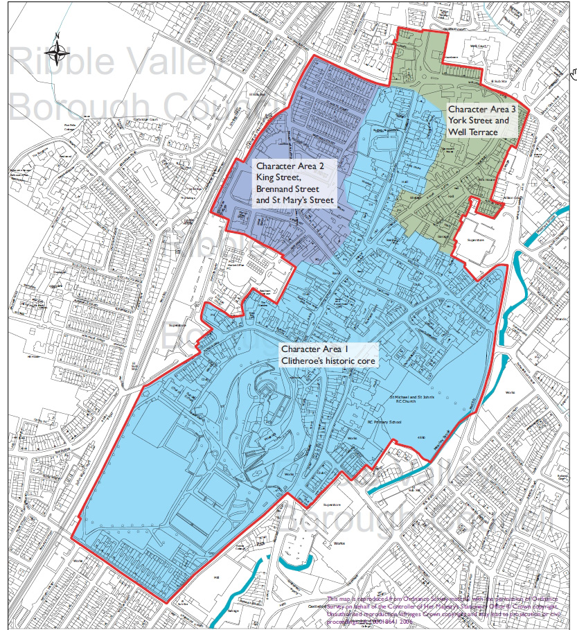 Clitheroe-Character-area-map