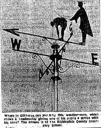 Ribblesdale-SecSch-weather-vane.